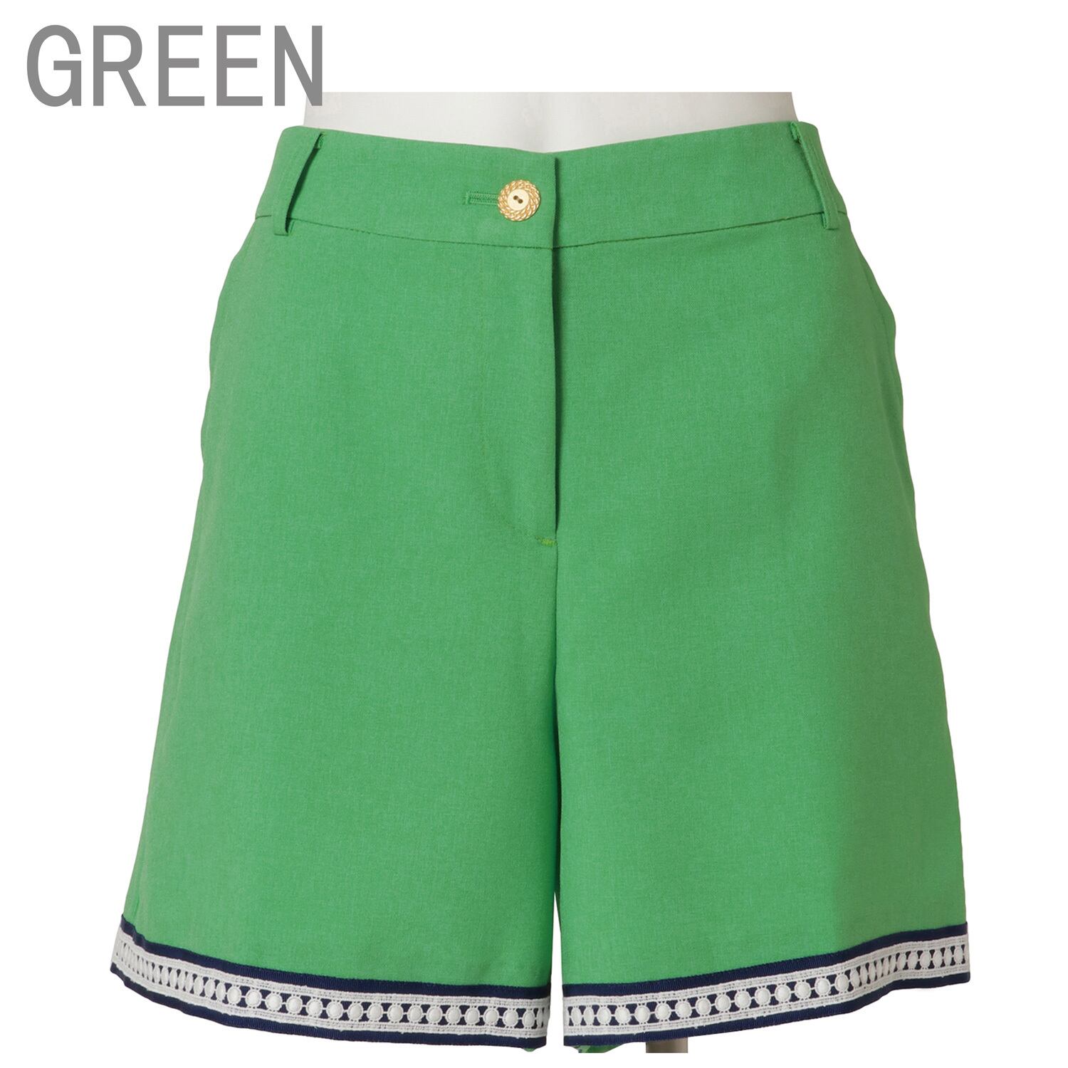 FBAL-PNT9　裾テープパンツ　GREEN