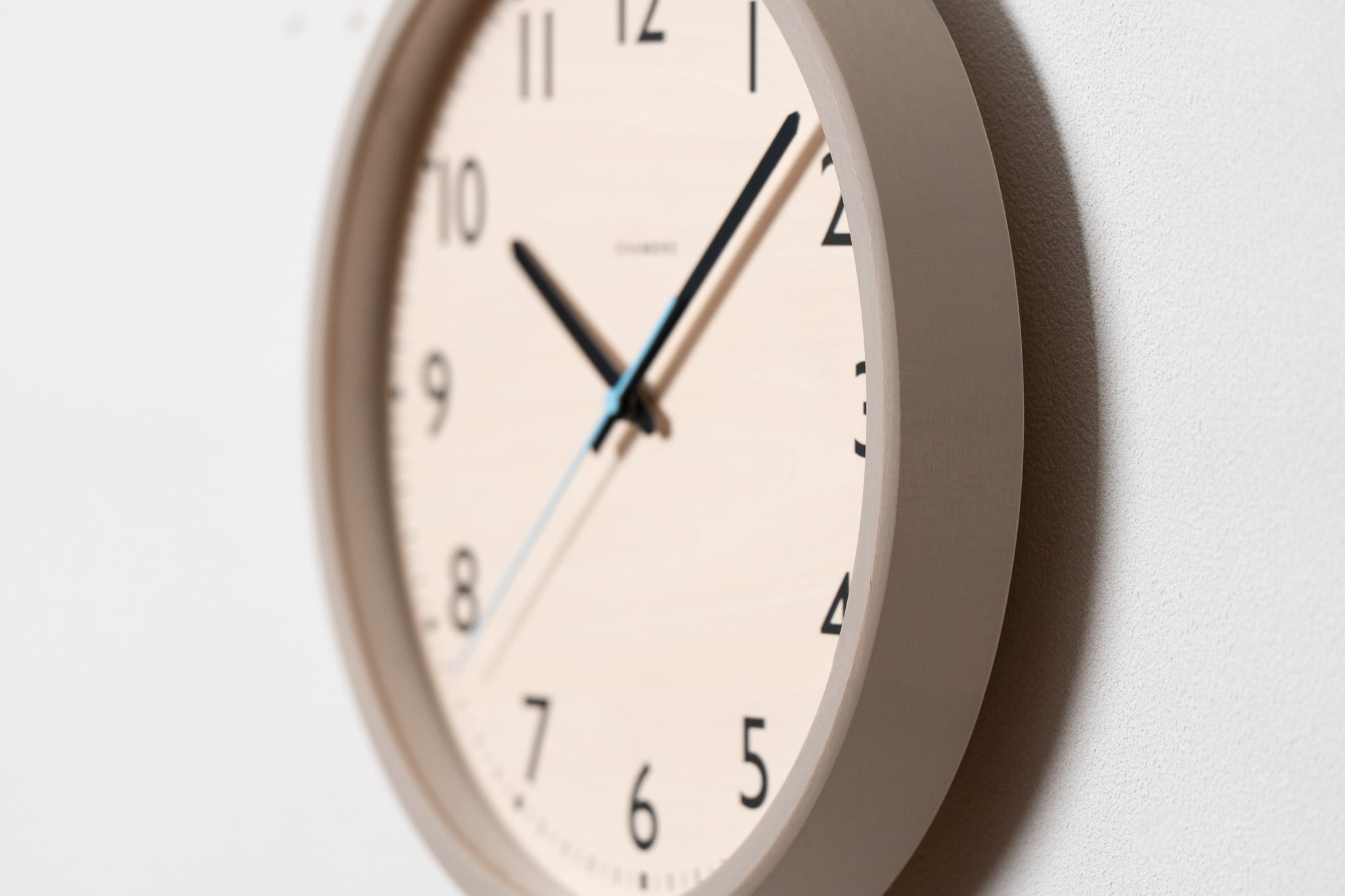 電波時計 DROP CLOCK WARM GRAY -renewal- | シャンブル【CHAMBRE】by