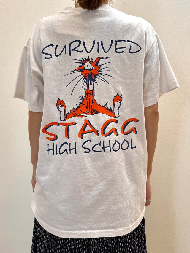 CU9-5 USED TEE "STAGG PARTY '96" -WHITE-
