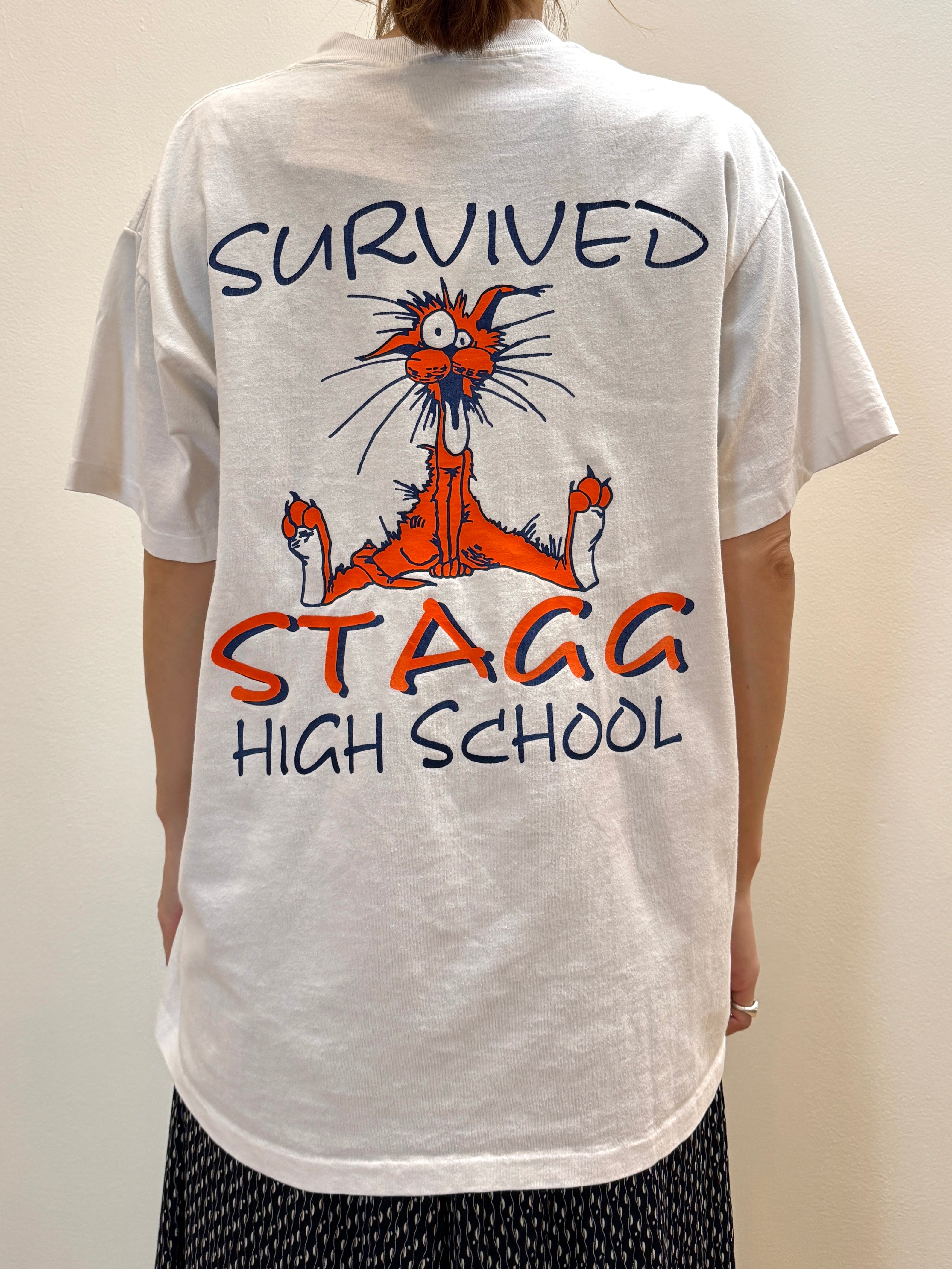 CU9-5 USED TEE "STAGG PARTY '96" -WHITE-