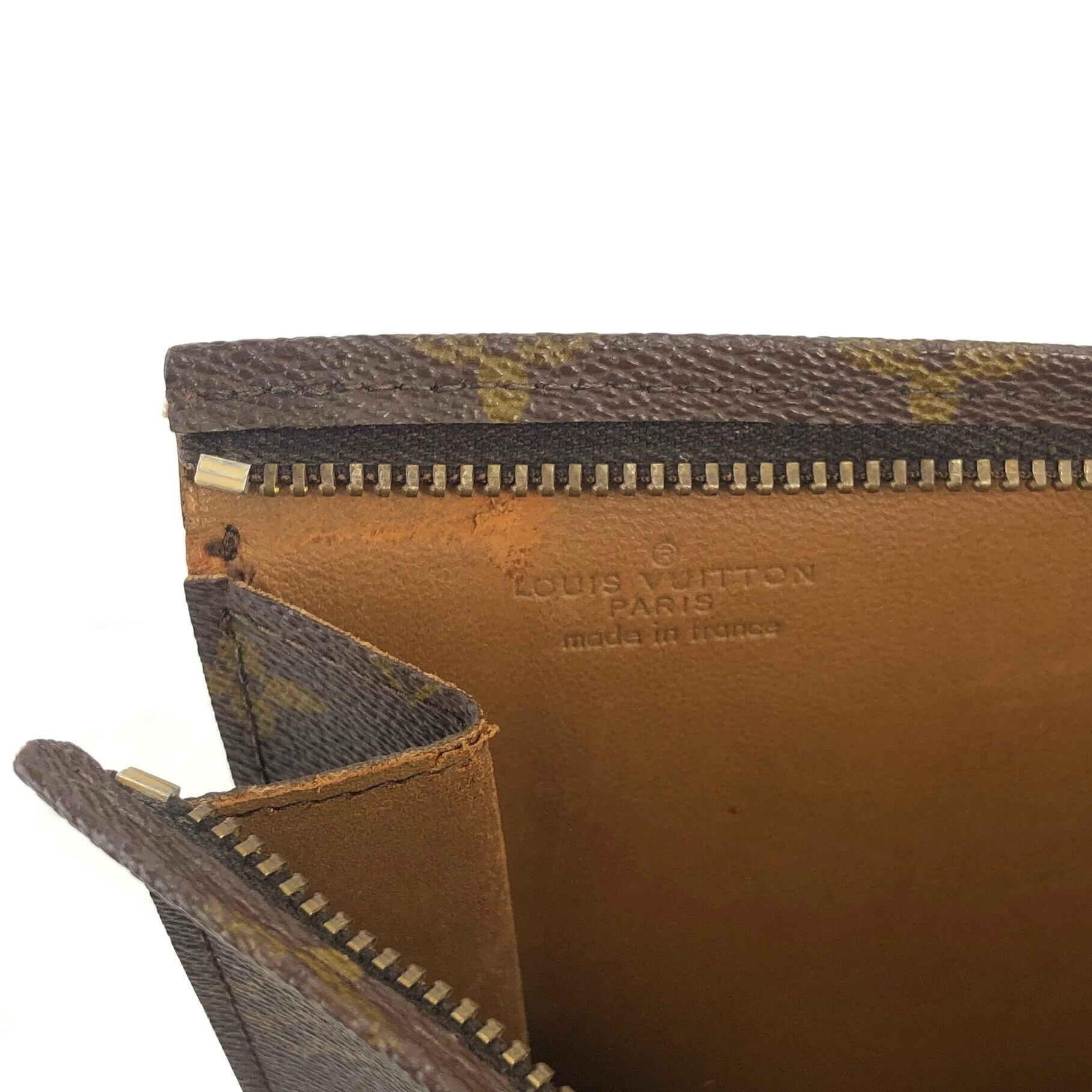 LOUIS VUITTON ヴィトン モノグラム クラッチバッグ ブラウン vintage