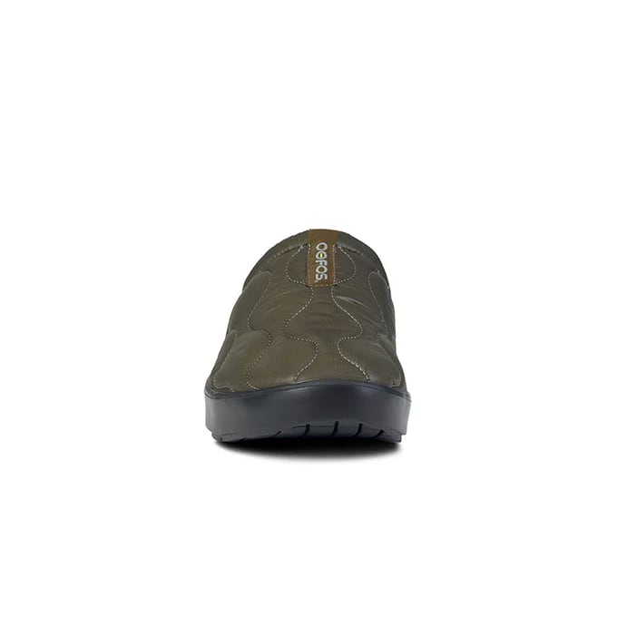 OOFOS (ｳｰﾌｫｽ) - MENS OOCOOZIE THERMO MULE BLACK ALPINE MOSS (ﾒﾝｽﾞ