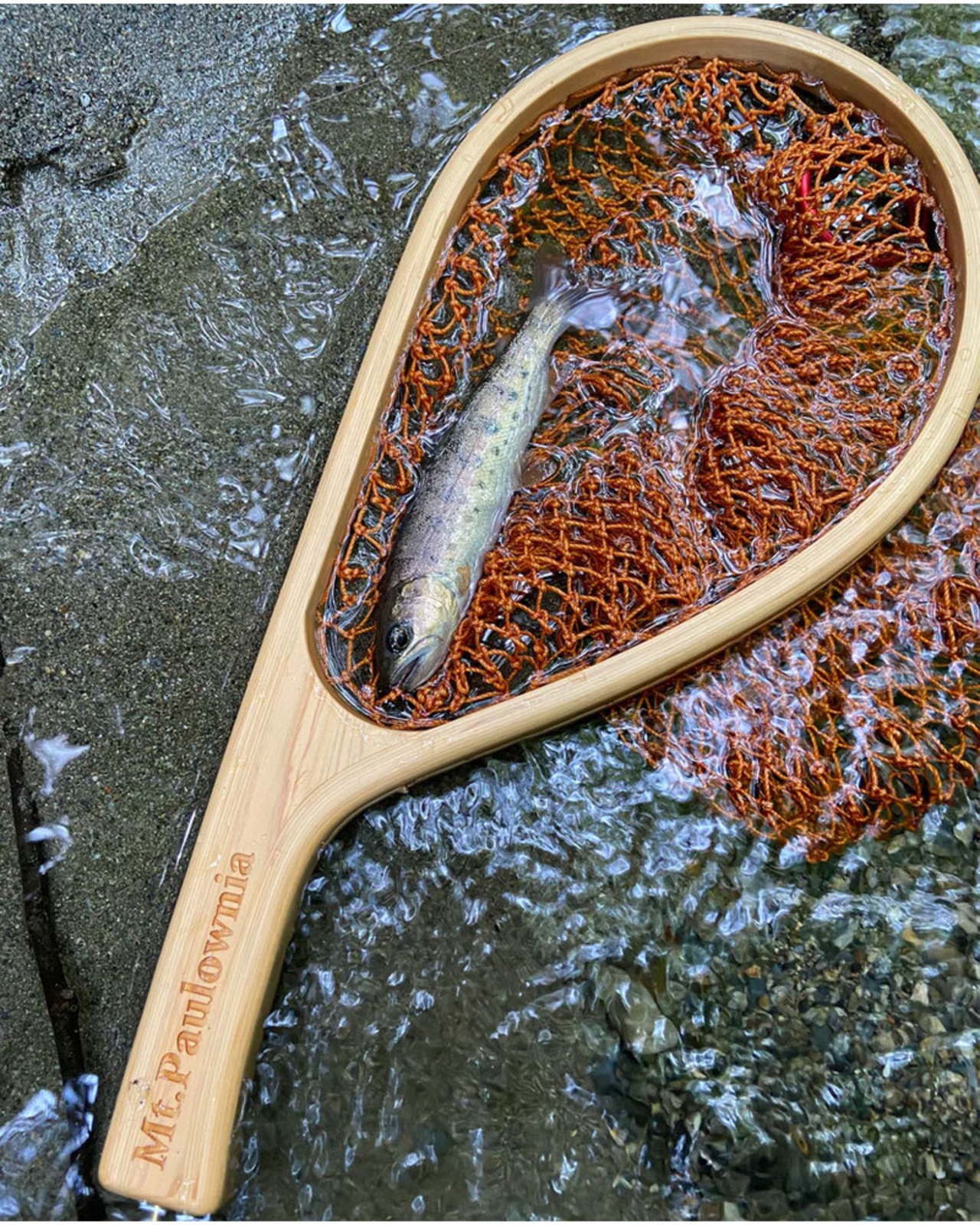 Mt.Paulownia(マウントポローニア) WOOD LANDING NET ウッドランディングネット