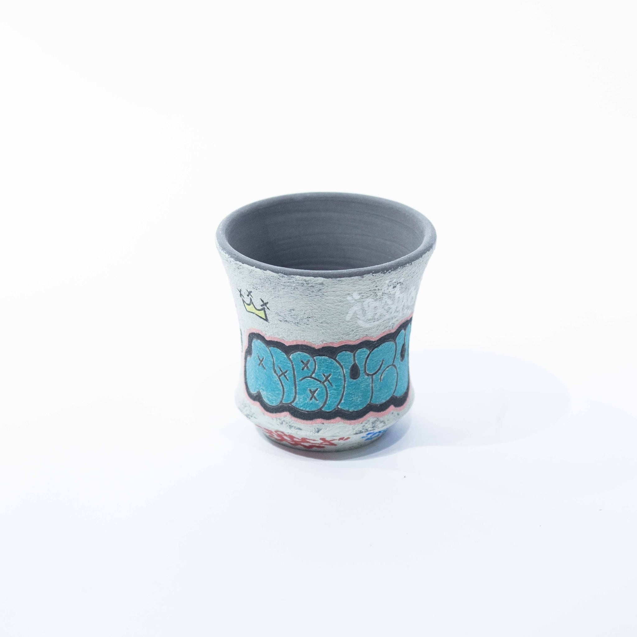【新着】ハイパーポットクリエイター "阿萬" × aobouzu グラフィティ鉢 9【青坊主5周年記念鉢】