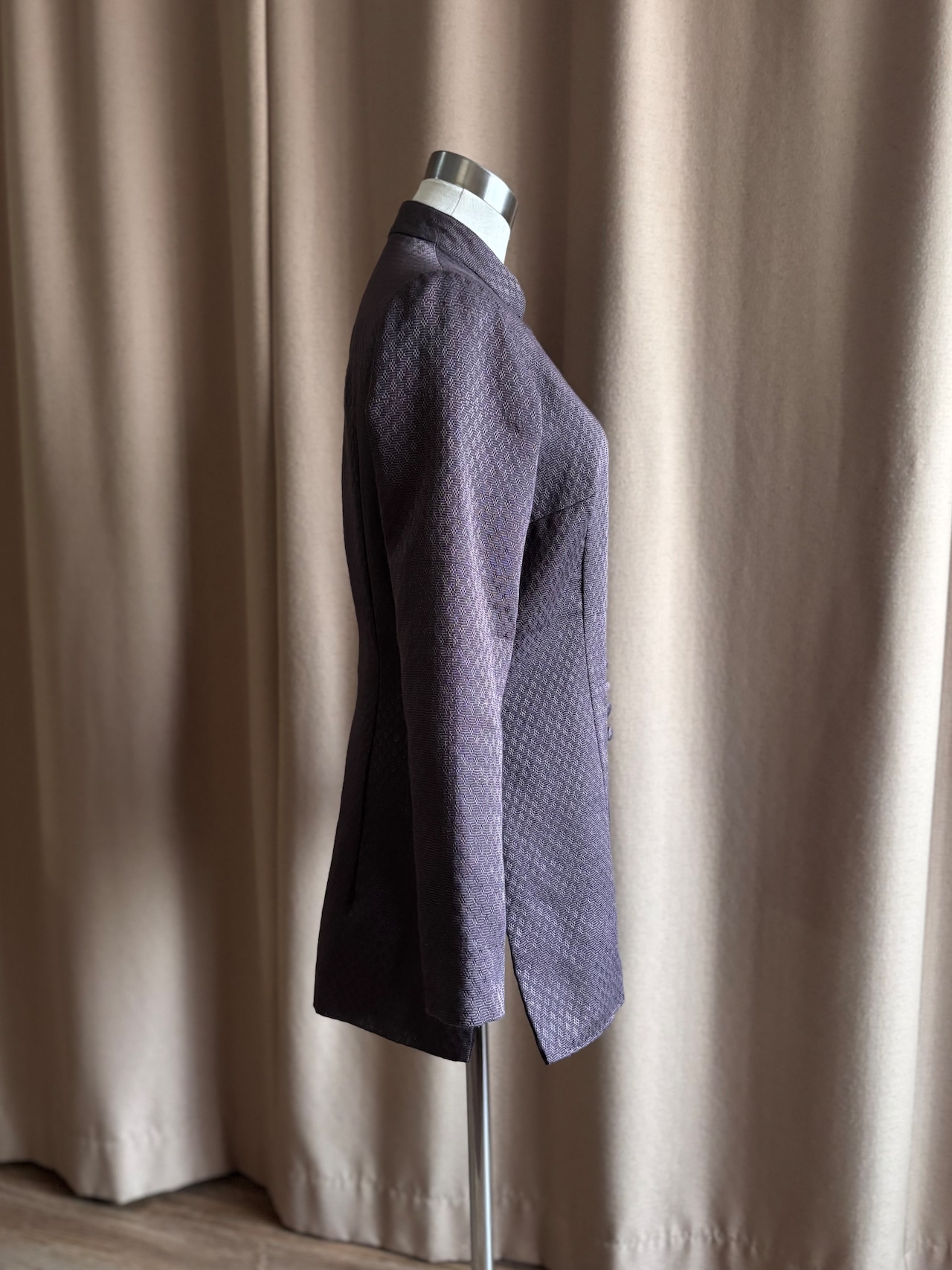 dull color china silk tops-5152-1