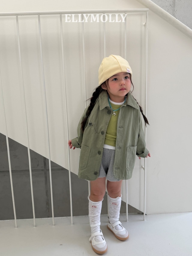 【取寄】elly molly|breeze slit jacket|ブリーズスリットジャケット|5-19|kids&jr|26 spring