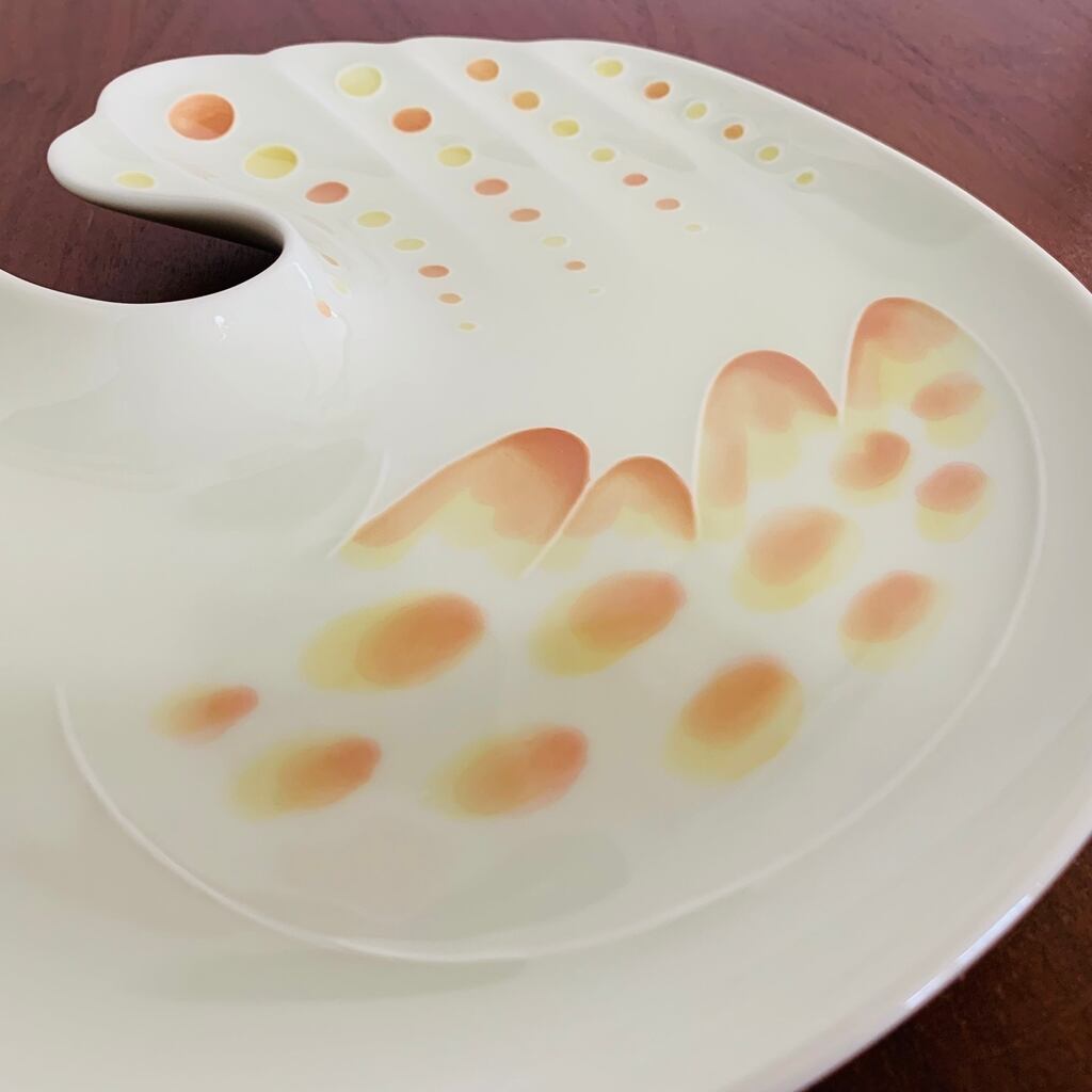 白山陶器 とりのフリープレート / HAKUSAN PORCELAIN Bird Plate | ON