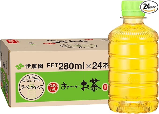 伊藤園 ラベルレス おーいお茶 緑茶 280ml×24本 a | グッドスマイリー 伊藤園 ラベルレス おーいお茶 緑茶 280ml×24本 a | グッドスマイリー