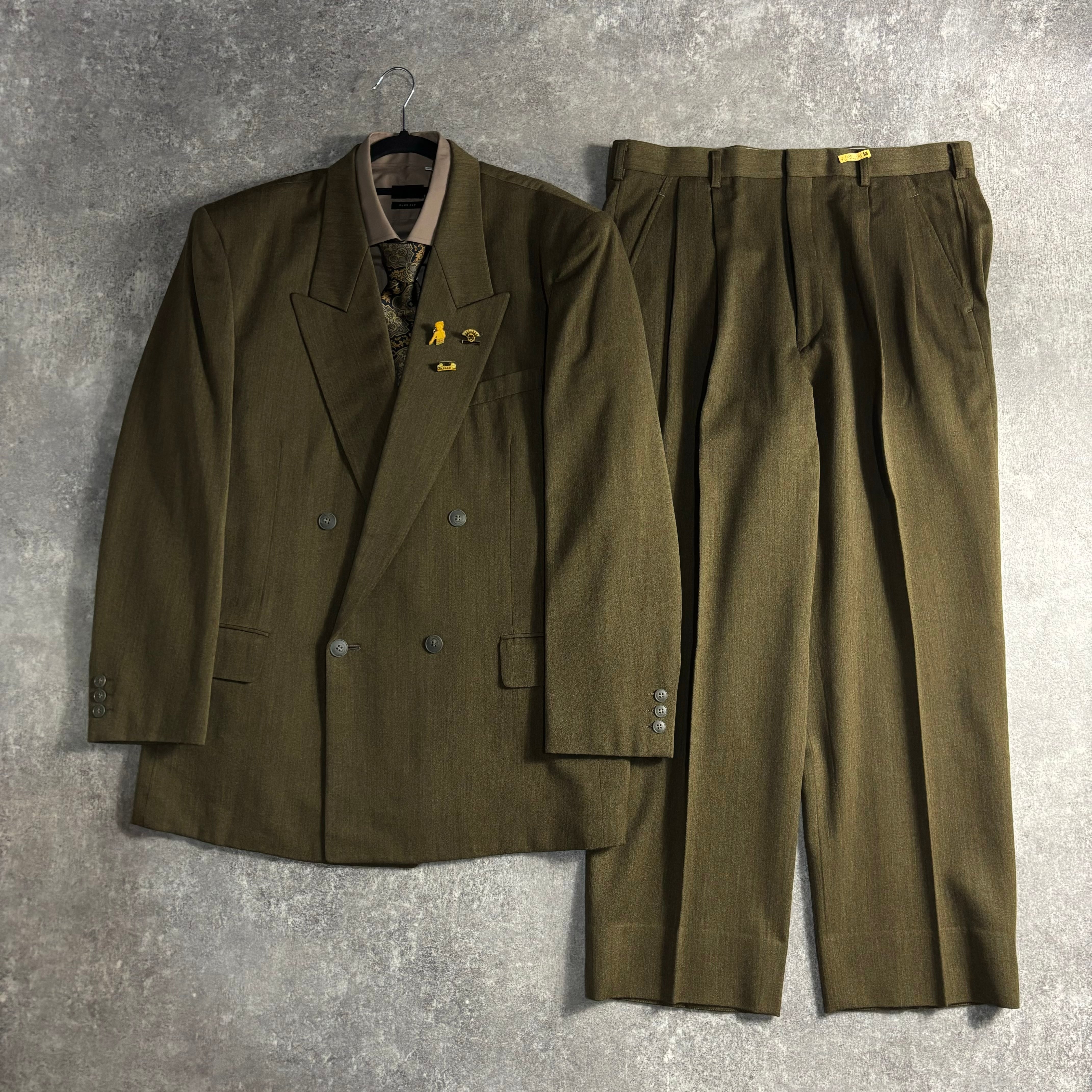 古着屋LOST【vintage】セットアップ ダブルスーツ 古着屋LOST【vintage】セットアップ ダブルスーツ 【公式通販】