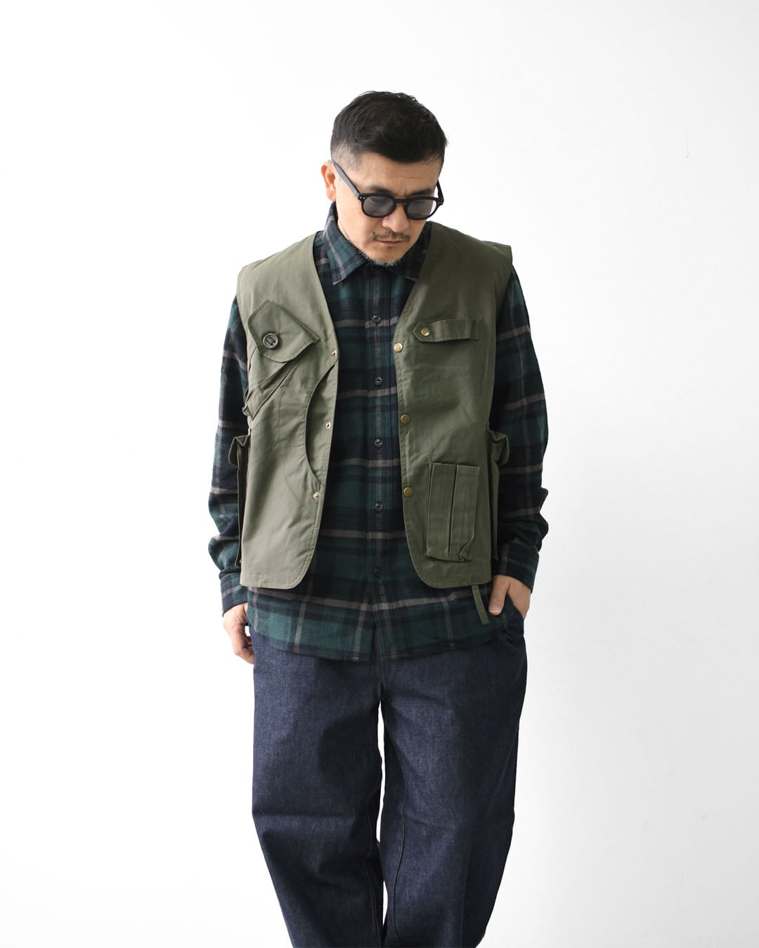 SOUTH2 WEST8 [サウスツーウエストエイト] Tenkara Vest - Waxed