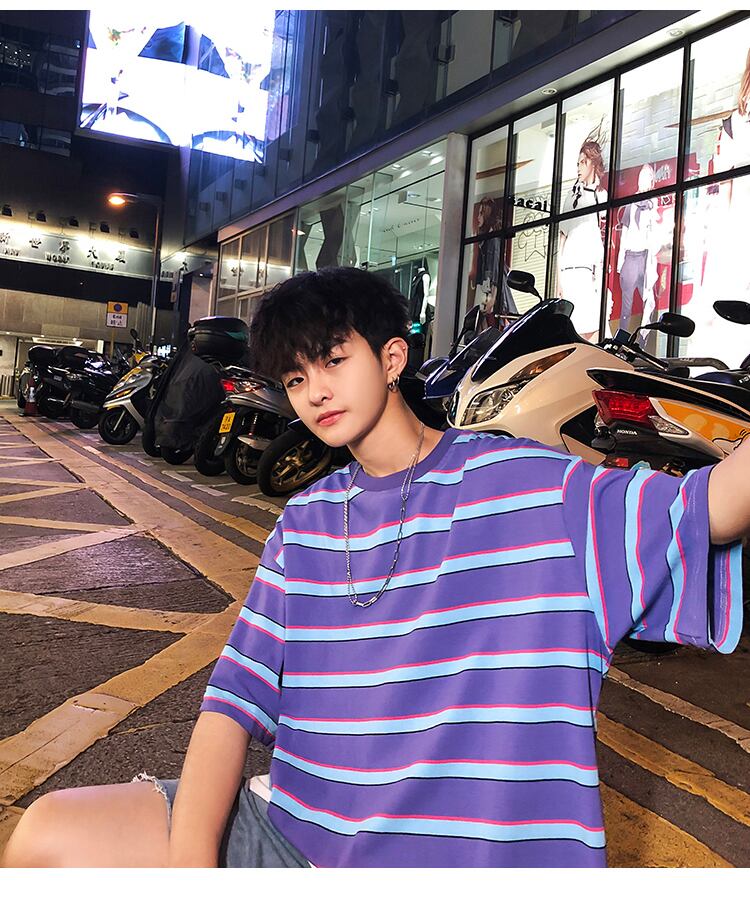 全2色 Tシャツ カットソー ボーダー カジュアル おしゃれ