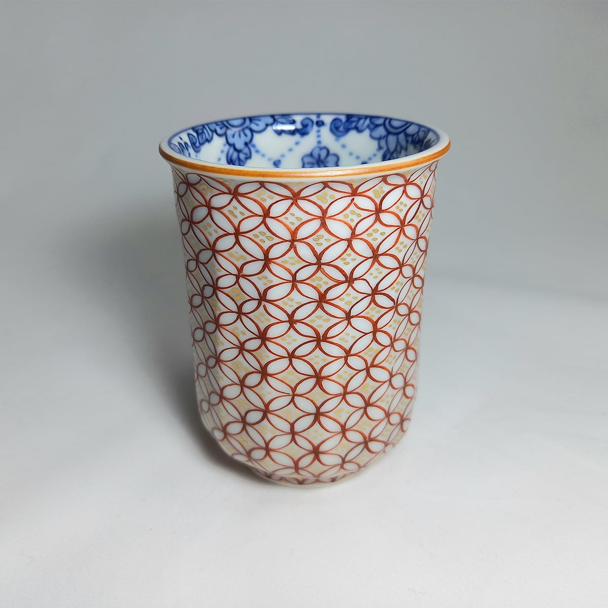 赤七宝湯呑 | 京の器 竹峰窯 Chikuhougama -