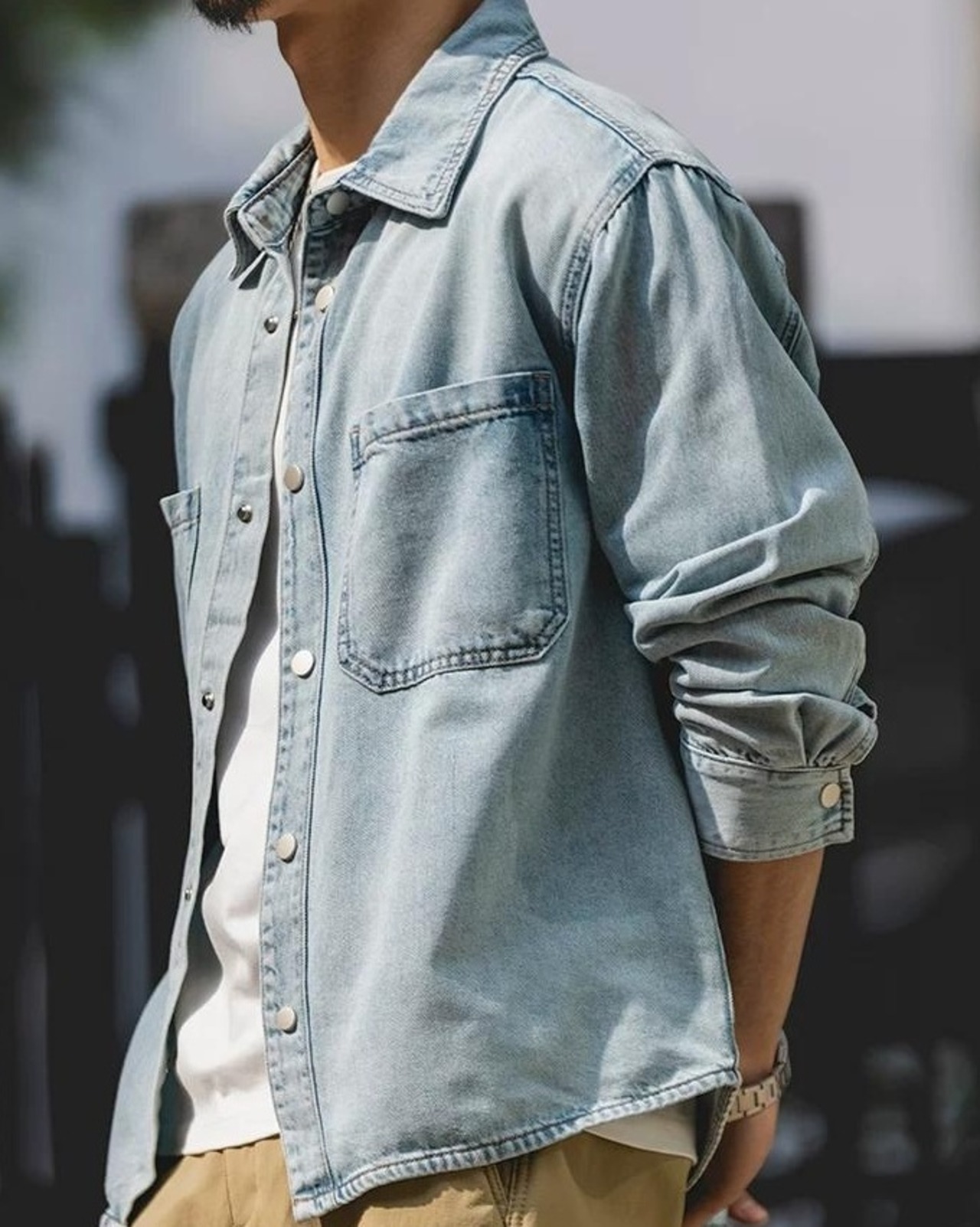 Denim Work Shirt  K0425