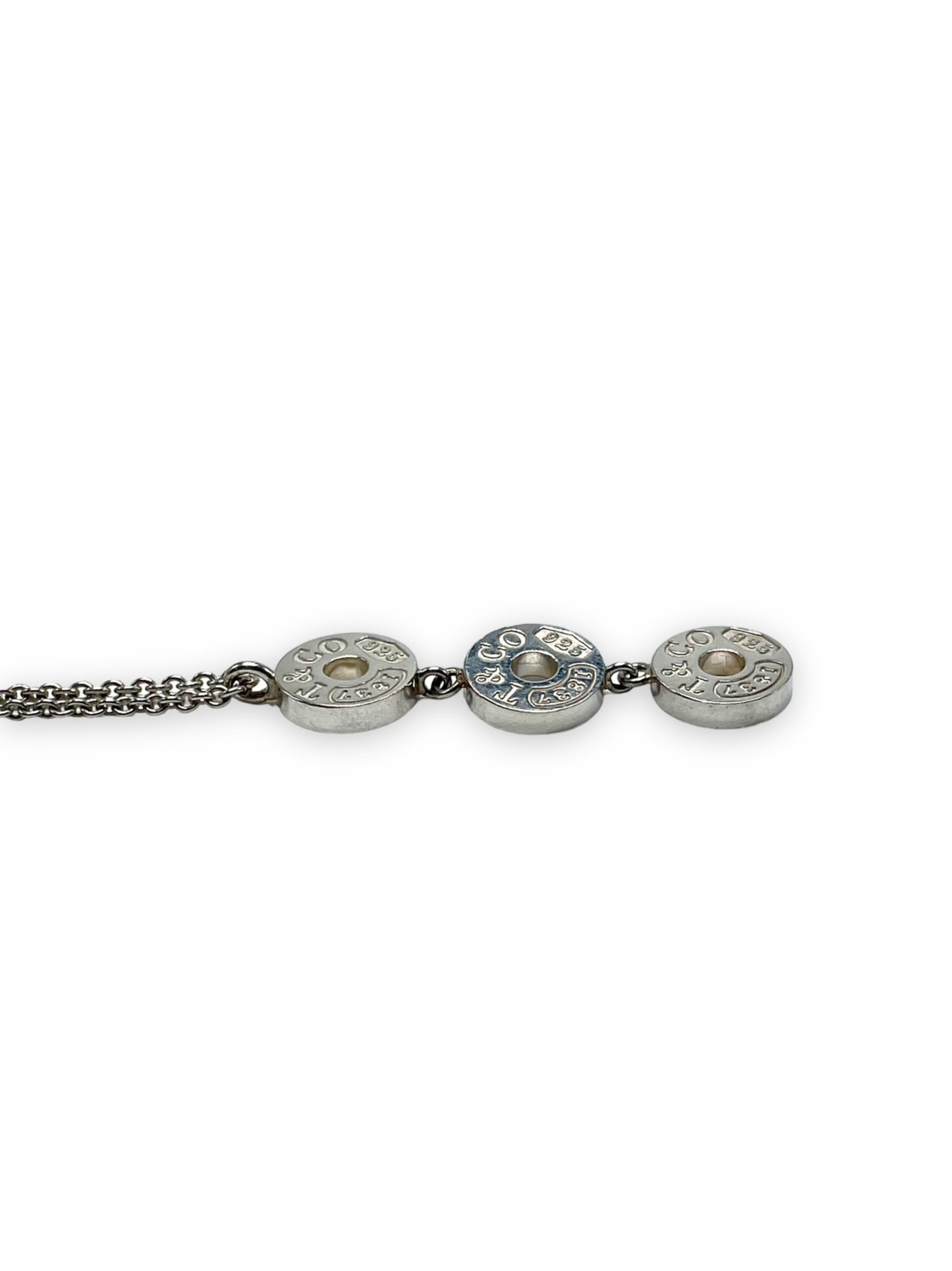 Tiffany&Co. 3Pナロー サークル ネックレスsv925