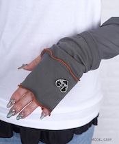 【直営限定ITEM】バイカラーメロウアームカバー (GRAY) CQ-49505H