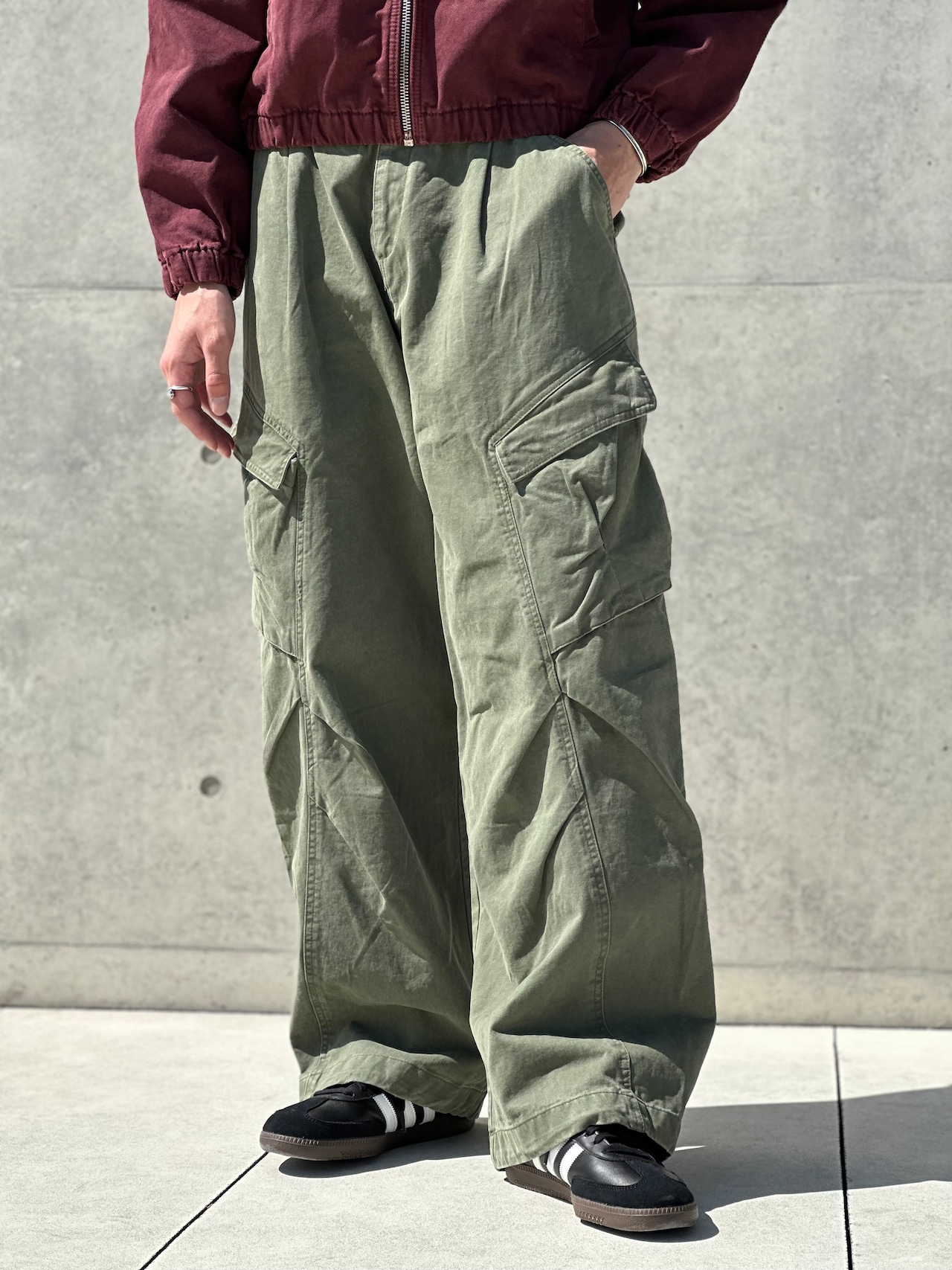 Drape Cargo Pants