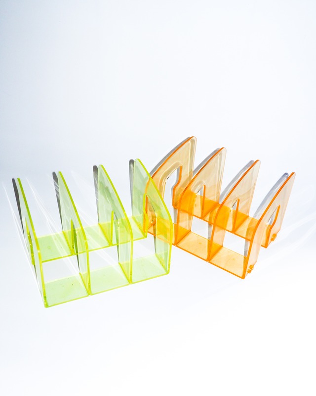 kokuyo Orange & Yellow-Green File Stand