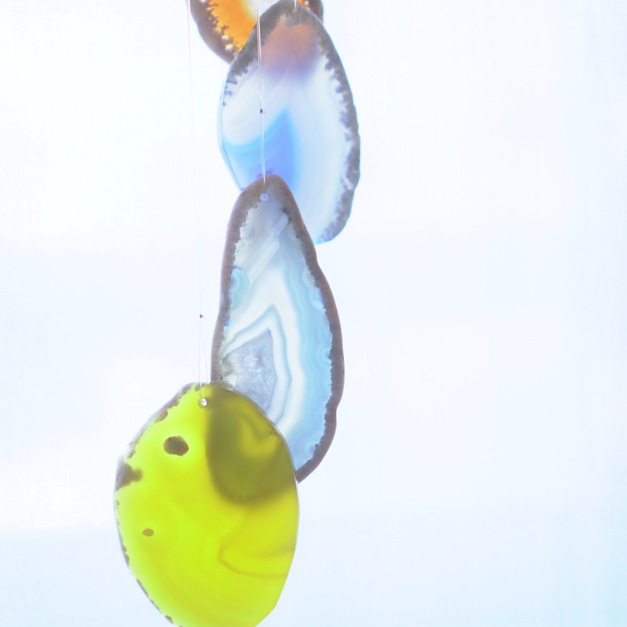 Supernova 01 - アゲートヒーリングチャイム / Agate Sun Catcher Wind Chime 818