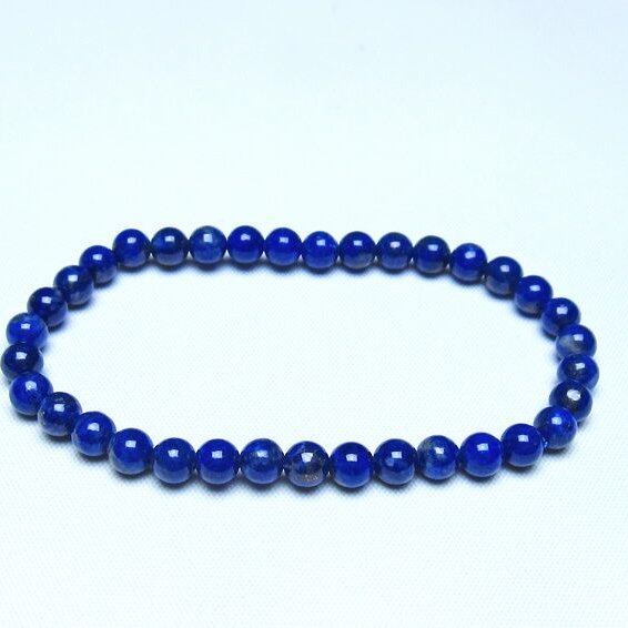 ラピスラズリ ブレスレット 5mm 一点物 メール便可 [M便 1/10] 111-48268