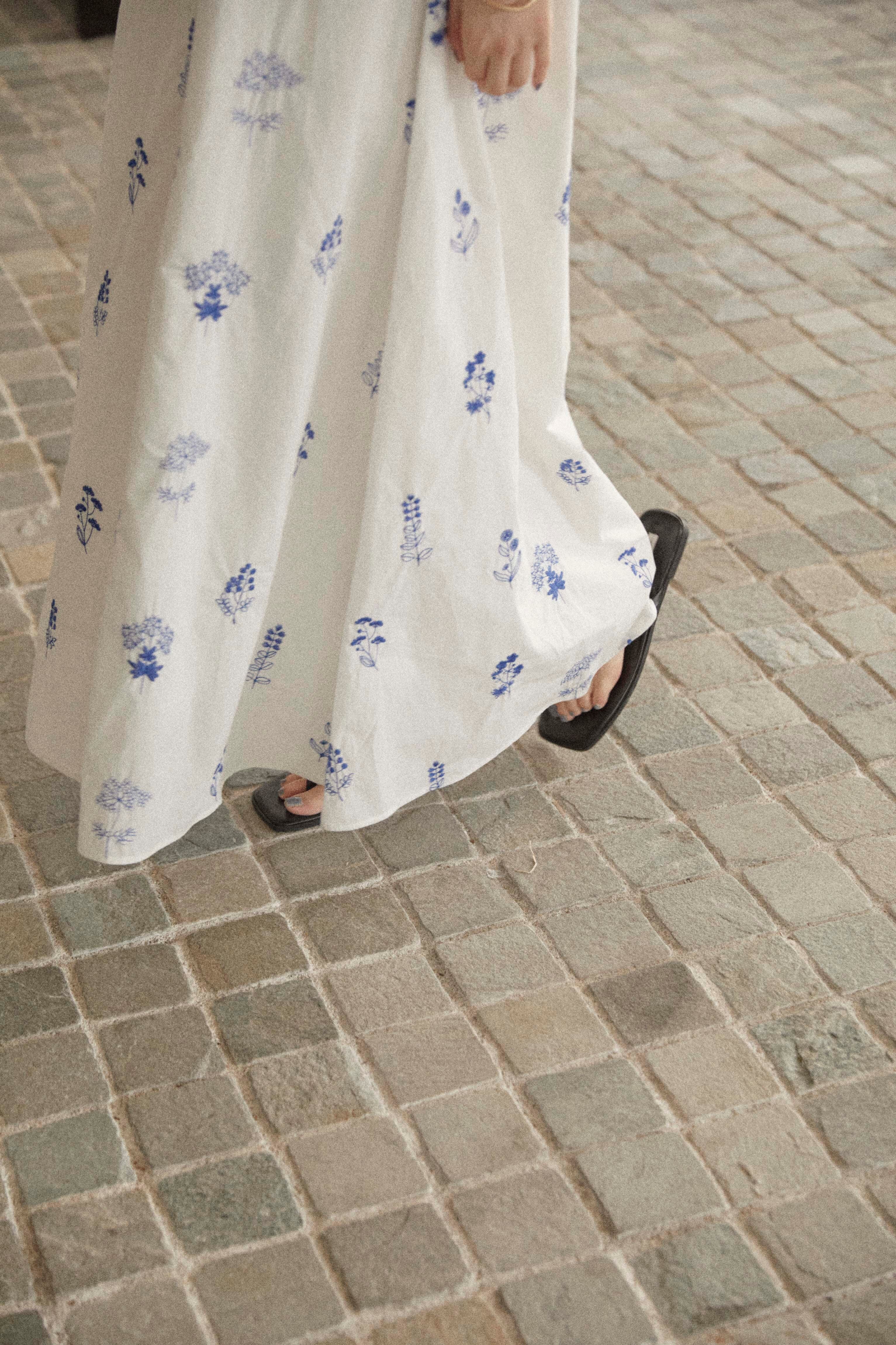 DU250522 Flower Embroidery One Piece 【Tsizeあり】【Re Stock】 | dium.