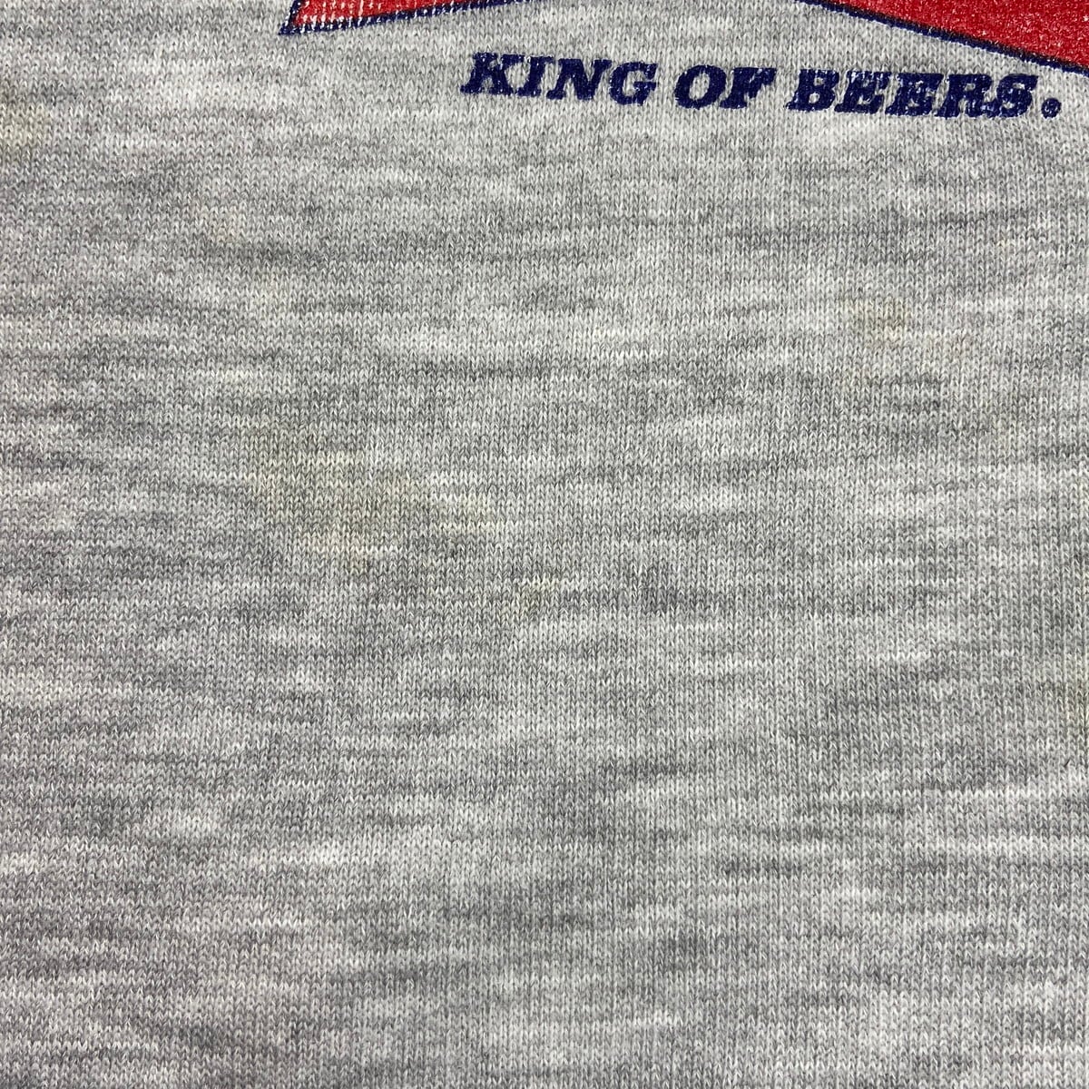 90s Budweiser バドワイザー 企業 スウェット グレー L相当