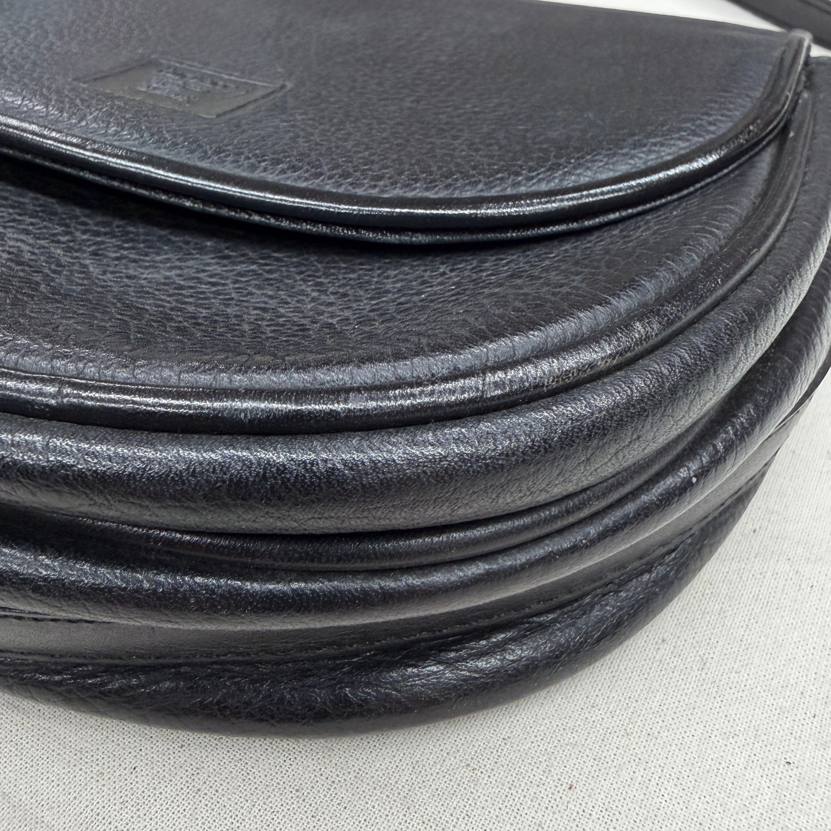 BURBERRYS】80-90s shoulder bag バーバリー 黒 ショルダーバッグ