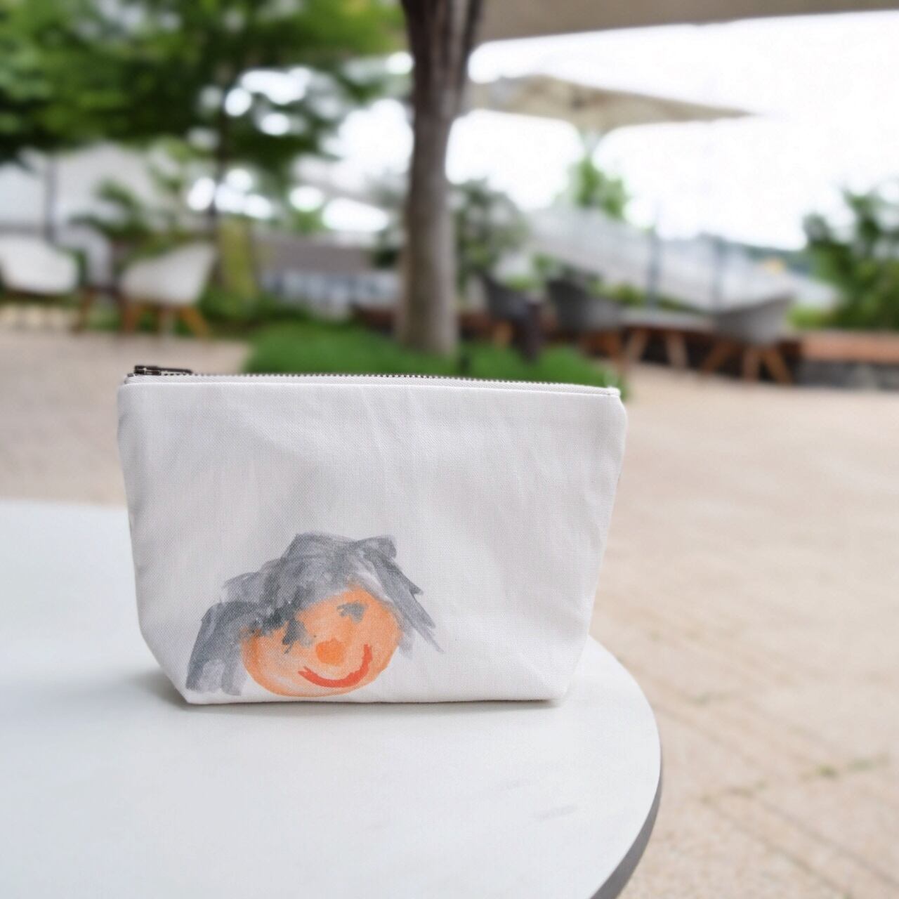 子どもの絵でオーダーメイド☆キャンバスポーチ☆ギフトにも喜ばれてい