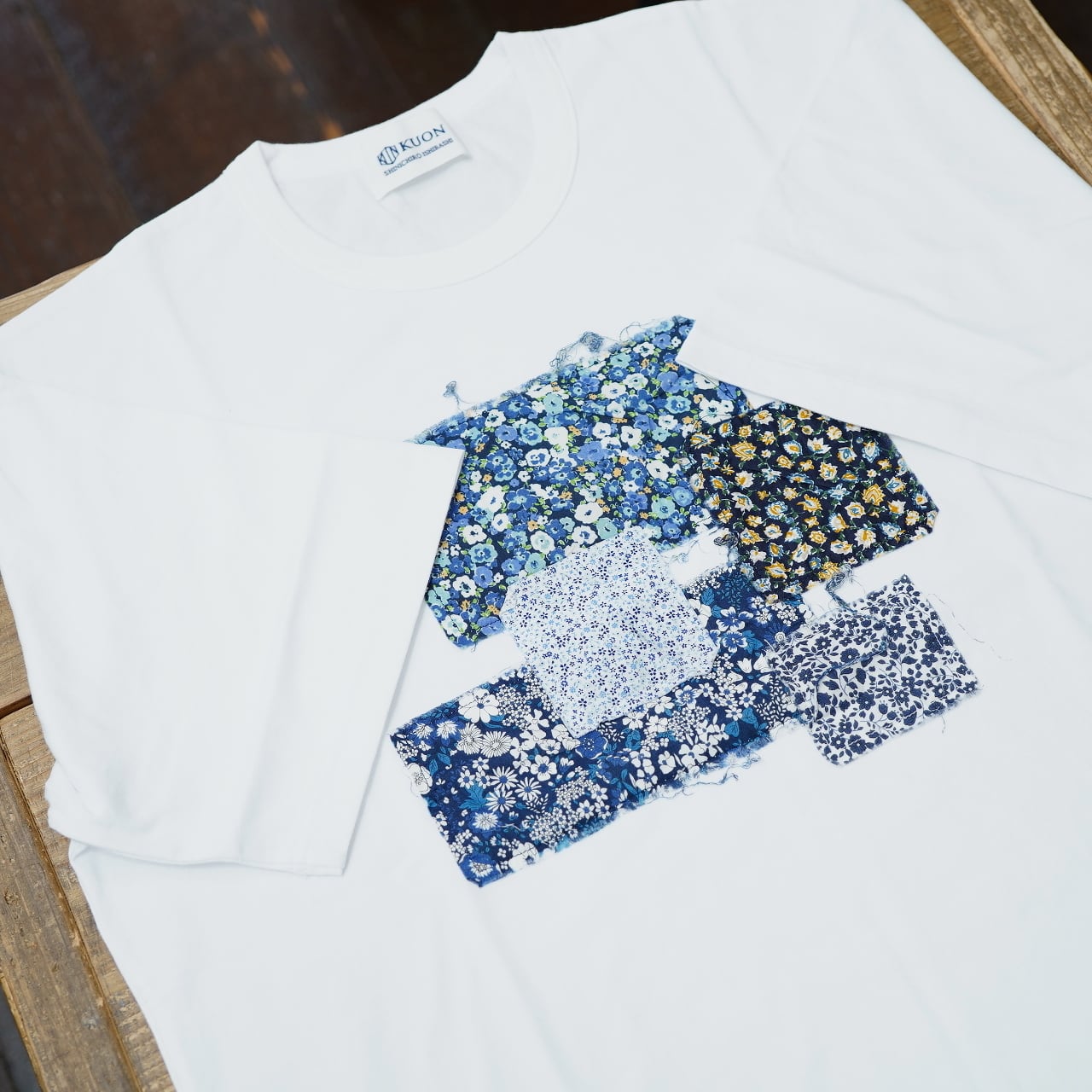 KUON（クオン） CIRCLE別注 アーガイル刺し子 総裏地カバーオール