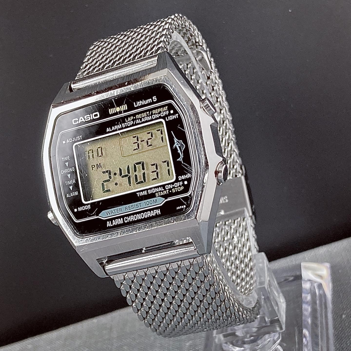 商品番号097 casio H101黒 Marlin | ふるカシ時計 商品番号097 casio H101黒 Marlin | ふるカシ時計