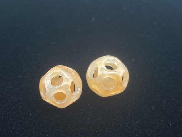 ボール型ハンドメイド素材（カーネリアン）単品