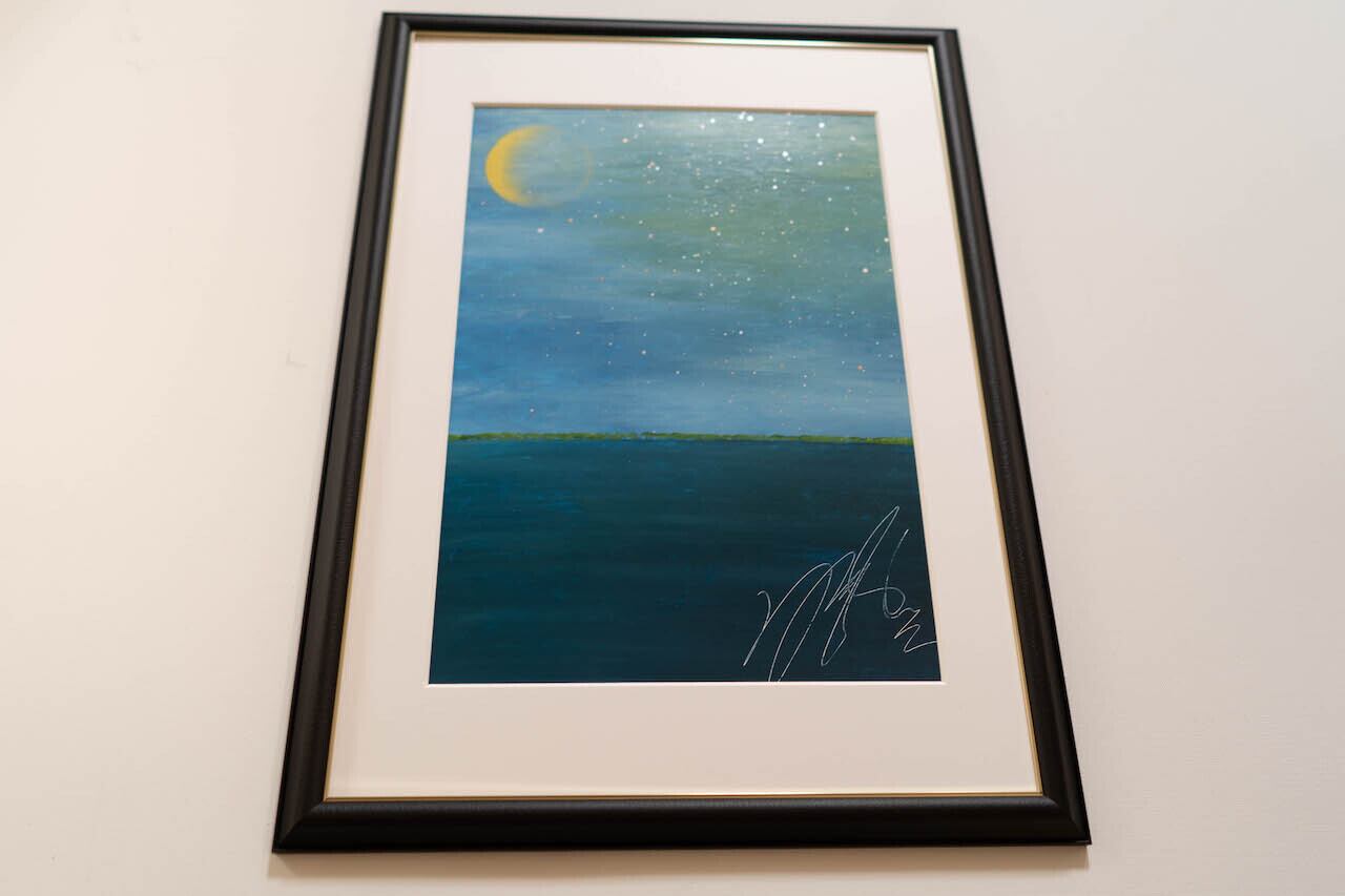 ocean/ 空、海をテーマにしたスプレーアート作品 原画販売アート作品
