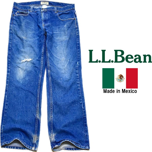 メキシコ製エルエルビーンLL Beanジーンズメンズ35XLレデ370209