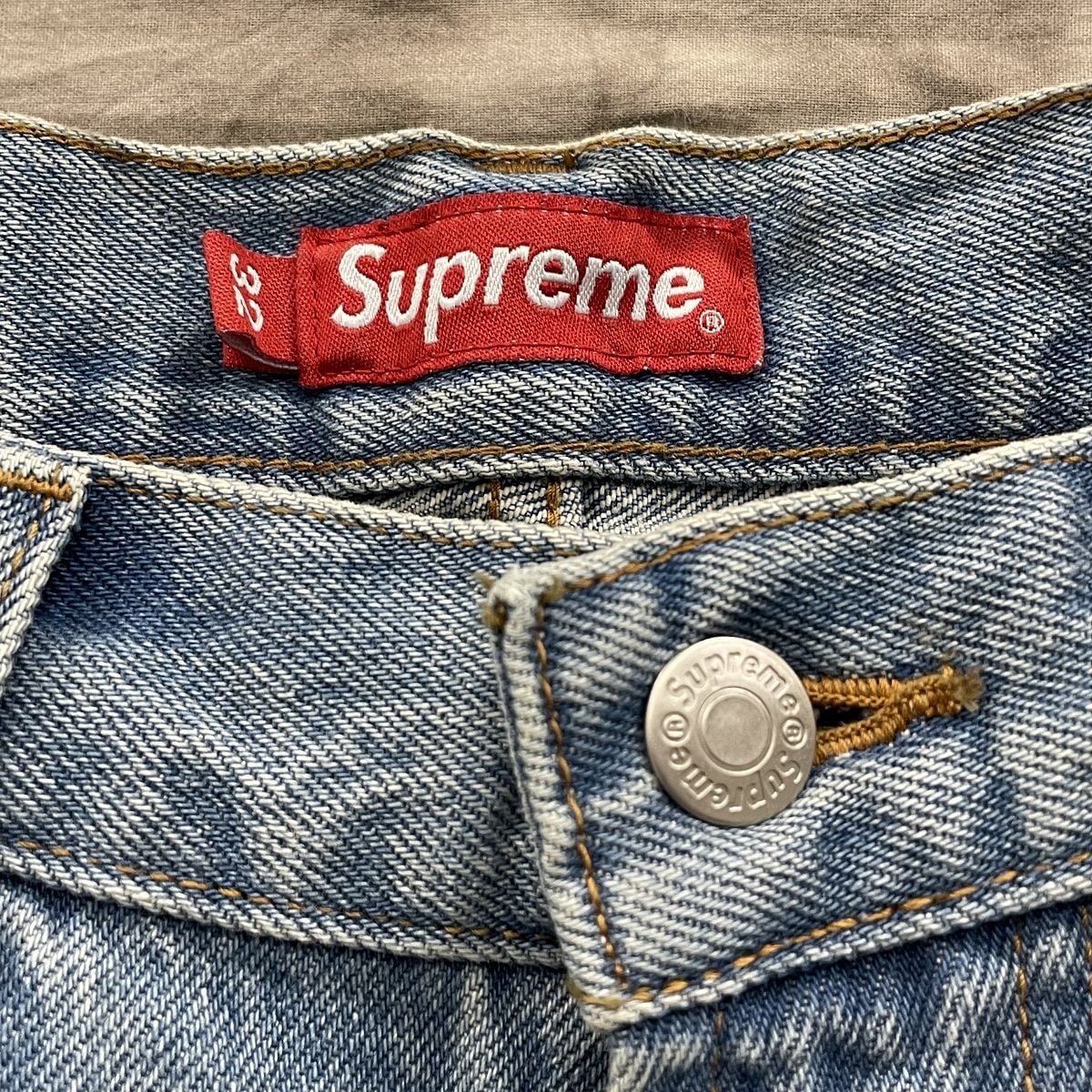 Supreme Baggy Jean Washed Indigo 32 22SS - デニム/ジーンズ