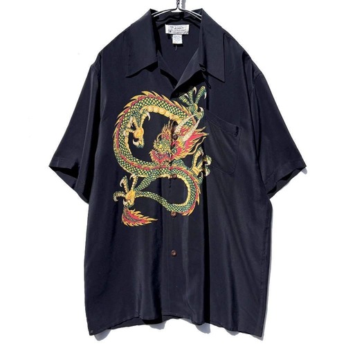 [AVANTI] Vintage Avanti Silk Aloha Shirt [Authentic Hawaii] Vintage Silk Hawaiian Shirt