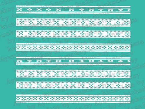 【ミンサー柄】(カット済みマスキングシート)