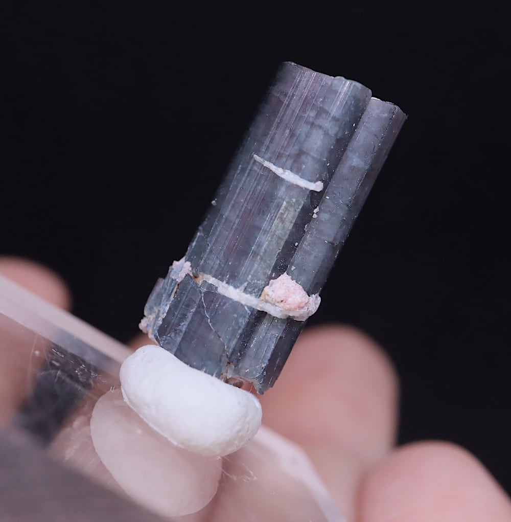 パワーストーン　トルマリン　天然石　原石　6g　No.385 ブルー トルマリン 結晶 電気石 3.1g T638 鉱物 天然石 原石