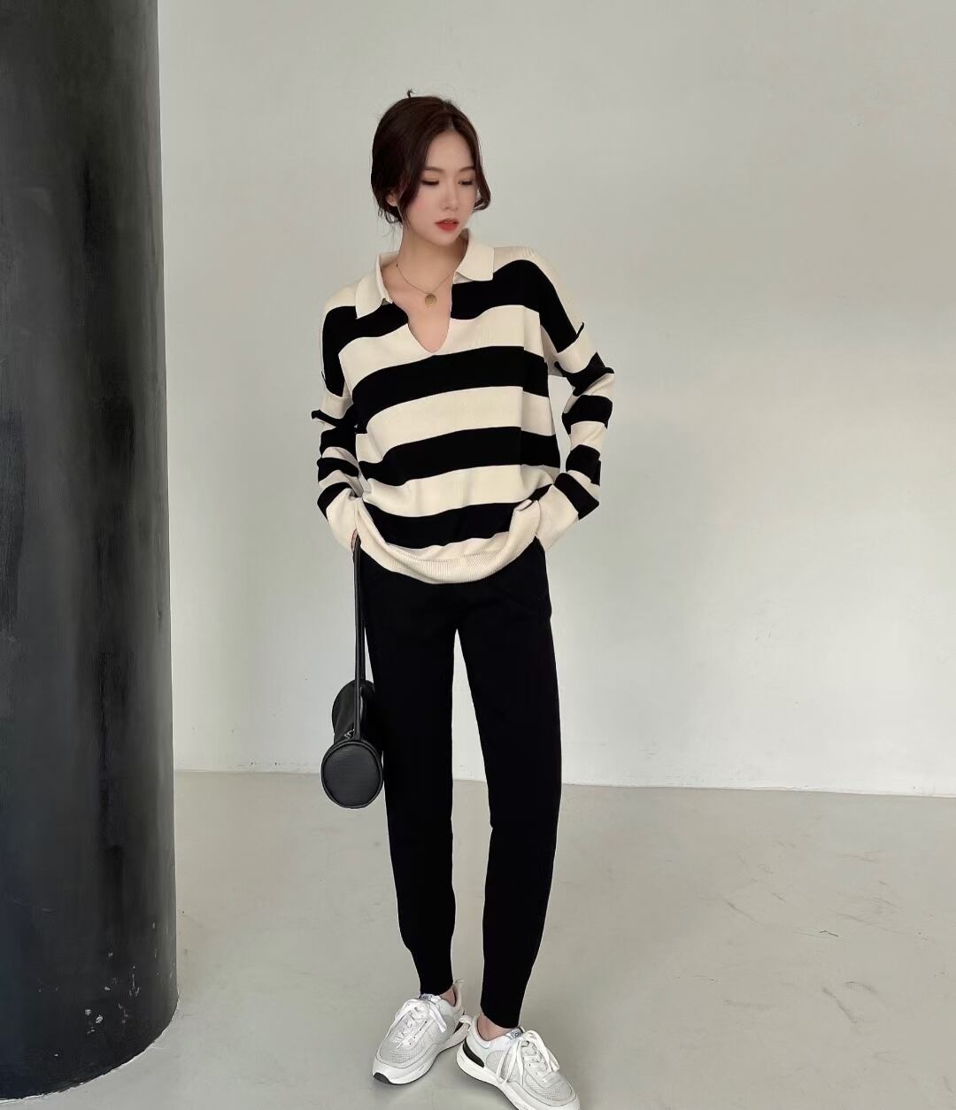 ボーダーニット(パンツset)   AJ1050-8809