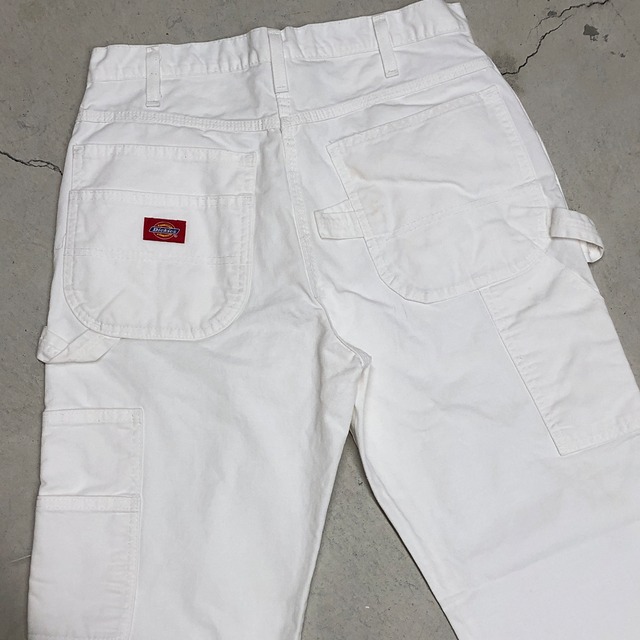 DICKIES WHITE PAINTER PANT
