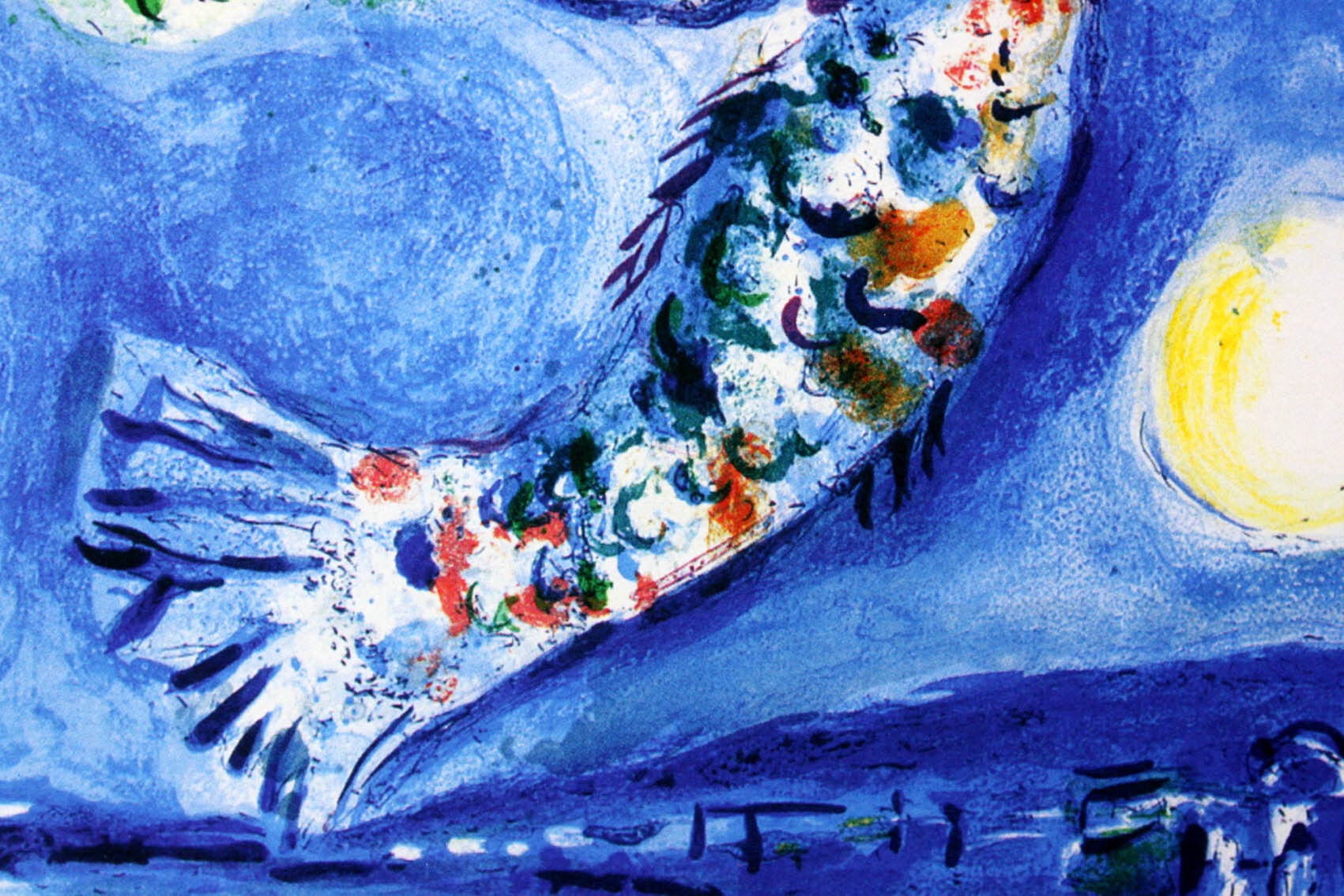 ☆マルク・シャガール『天使の湾』ジクレー 絵画 【R2093-1】