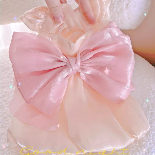 【予約】ビッグリボンドレス　犬服　01061