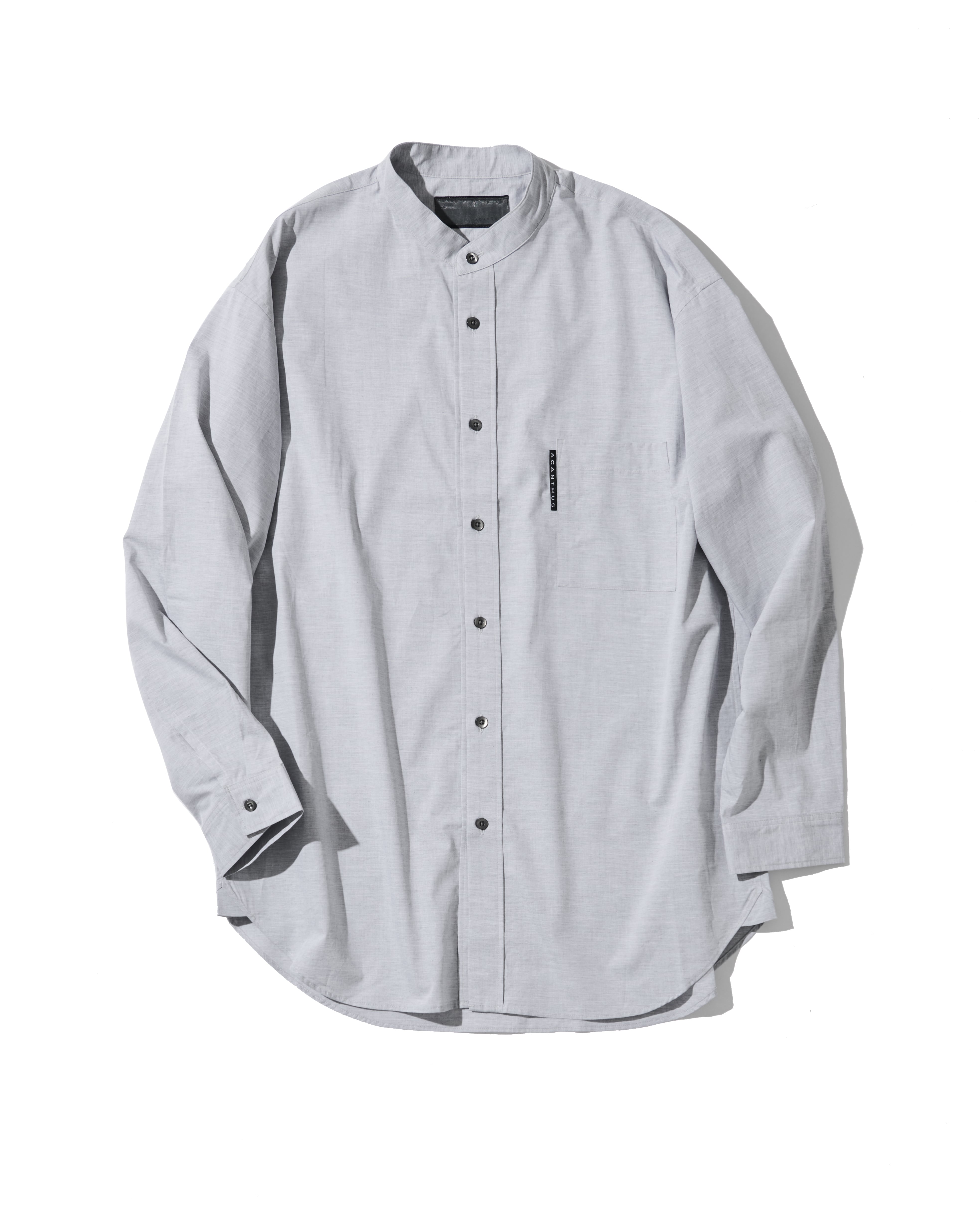 オーバーサイズ バンドカラーシャツ | ACANTHUS ONLINE STORE