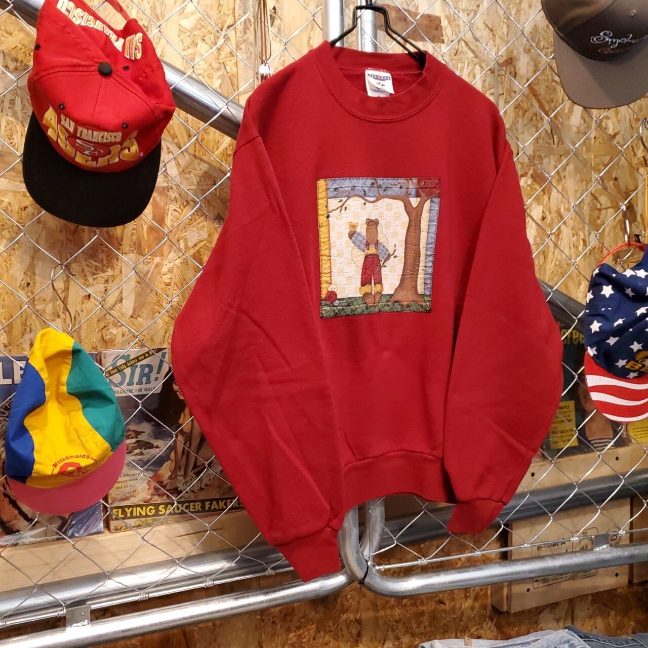 JERZEES 90s カントリーベア スウェット トレーナー USA製 JERZEES 90s カントリーベア スウェット トレーナー USA製