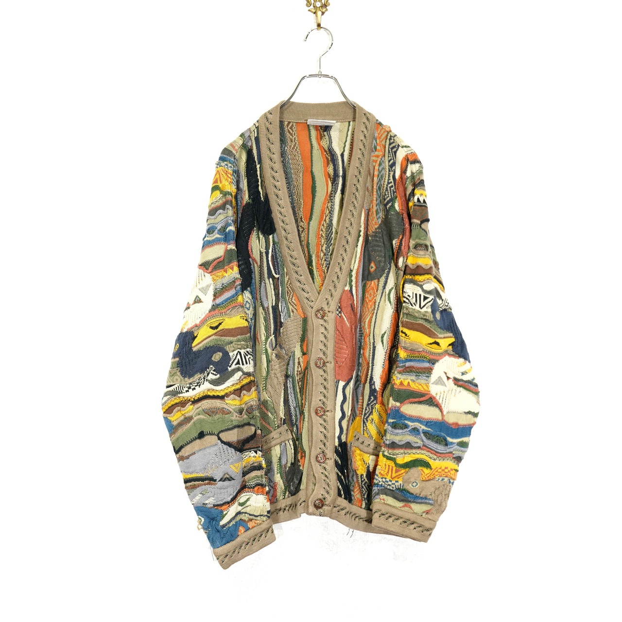 SPECIAL ITEM* USA VINTAGE COOGI MULTI PATTERNED DESIGN COTTON 3D 