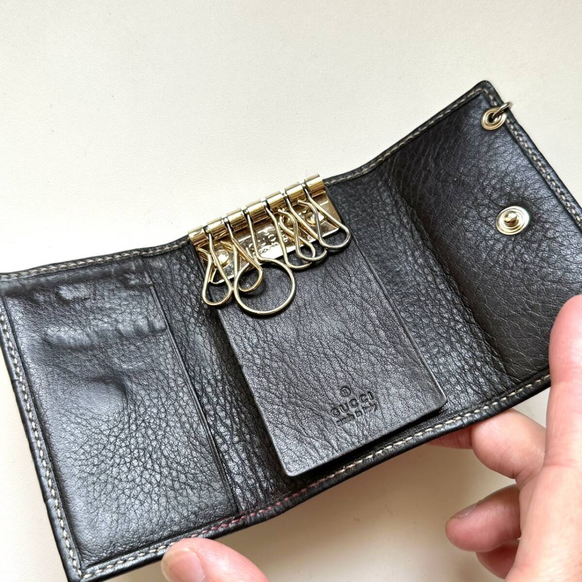 グッチ GUCCI キーケース グッチシマ 美品 | 万福財布