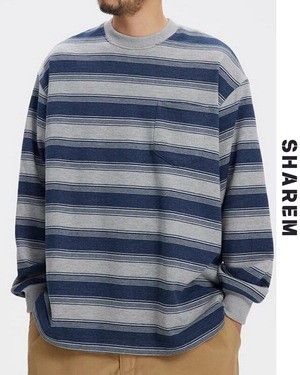 round neck basic cut and sew top B0071