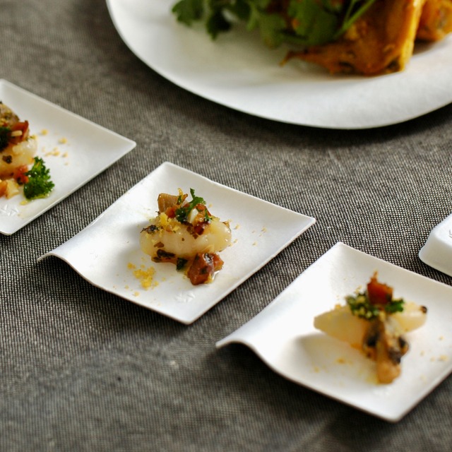 WASARA　角皿（小）12枚入　|　Square S(12pc) 8cm |　DM-003