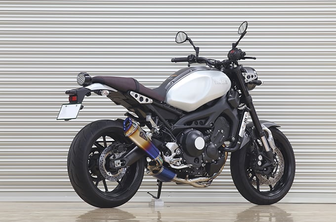 XSR900 リアルスペック シングル チタンドラッグブルー(チタンエンド
