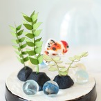 ◌金魚の涼飾り◌ アズマニシキ(東錦)　和紙アクアリウム／和紙インテリア