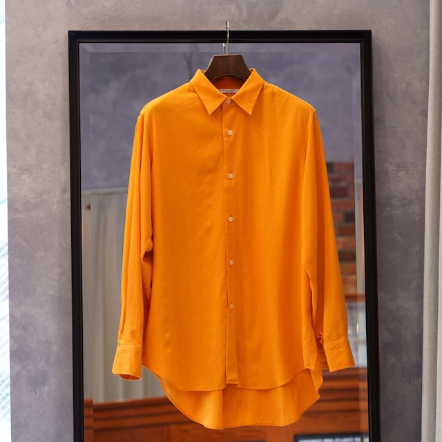 MAATEE&SONS (マーティーアンドサンズ) 24SS "CHARLES 強撚ビエラ" -ORANGE-