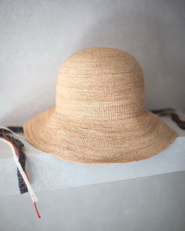 Nine Tailor Nerine Hat NATURAL/ORANGE MIX